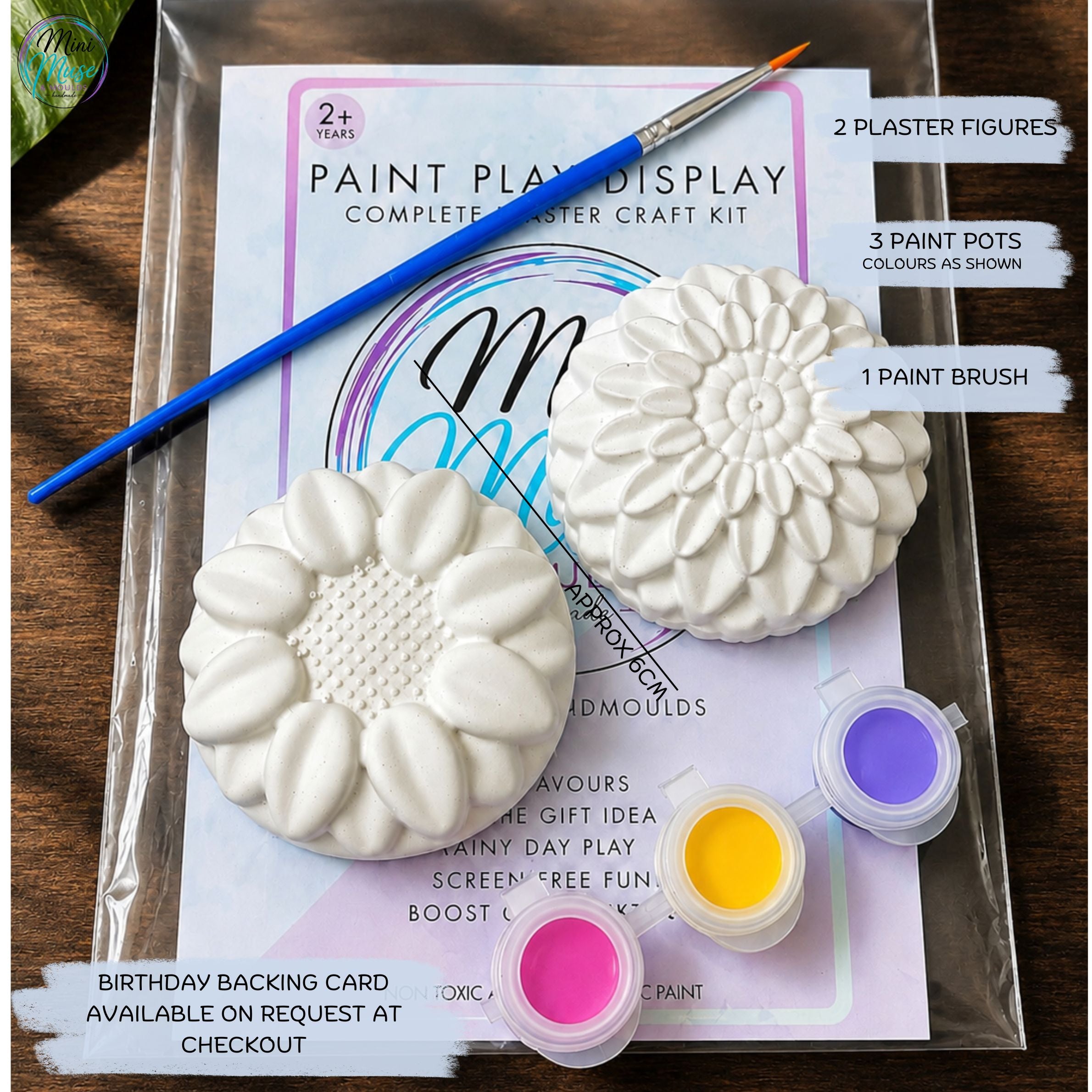 FLORETS COLLECTION | Ready To Paint Plaster Craft Kit