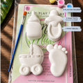 BABY KIT | Ready To Paint Plaster Craft Kit