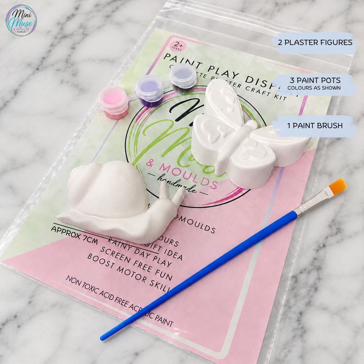 FOREST FRIENDS | Ready To Paint Plaster Craft Kit