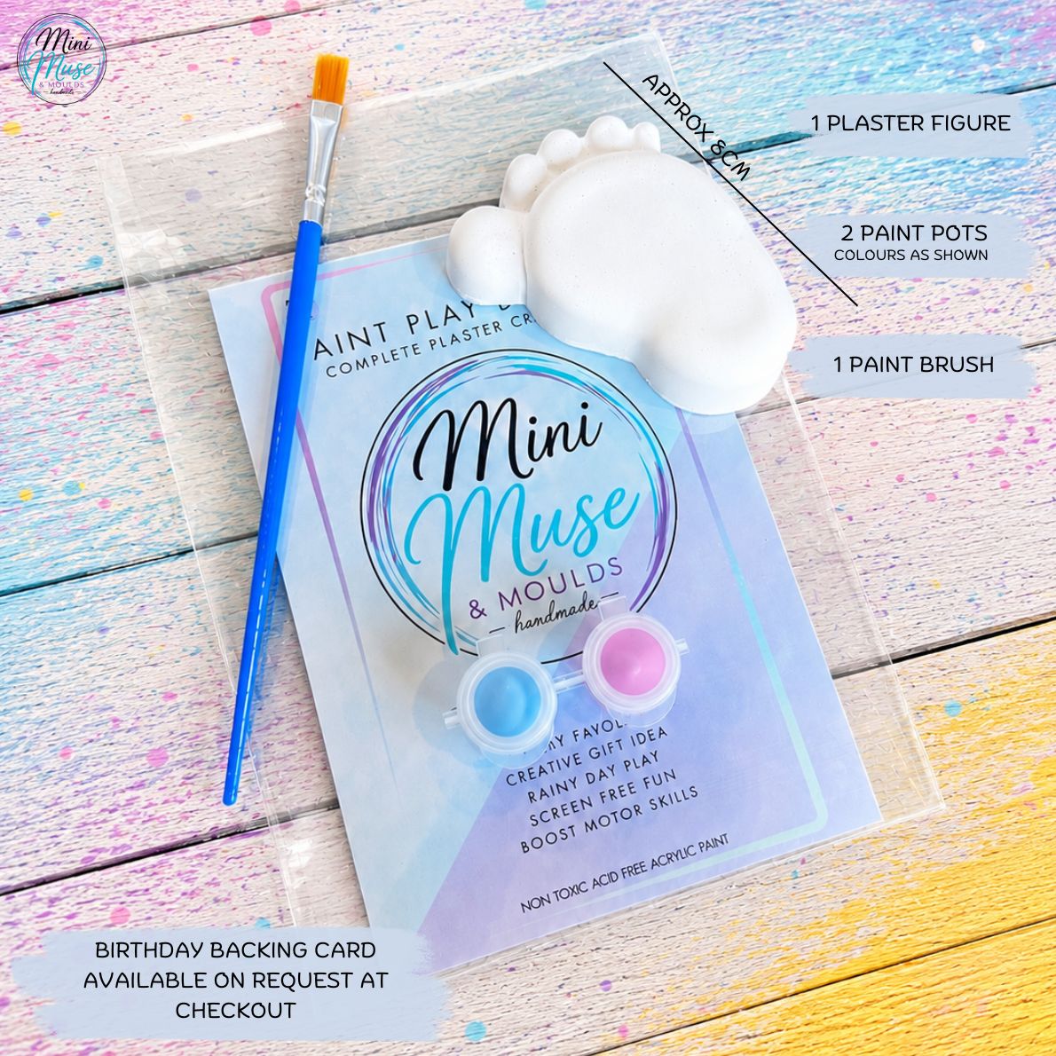 GENDER PREDICTION KIT | Ready To Paint Plaster Craft Kit