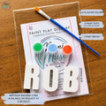 CUSTOM 3-4 LETTERS | Ready To Paint Plaster Craft Kit