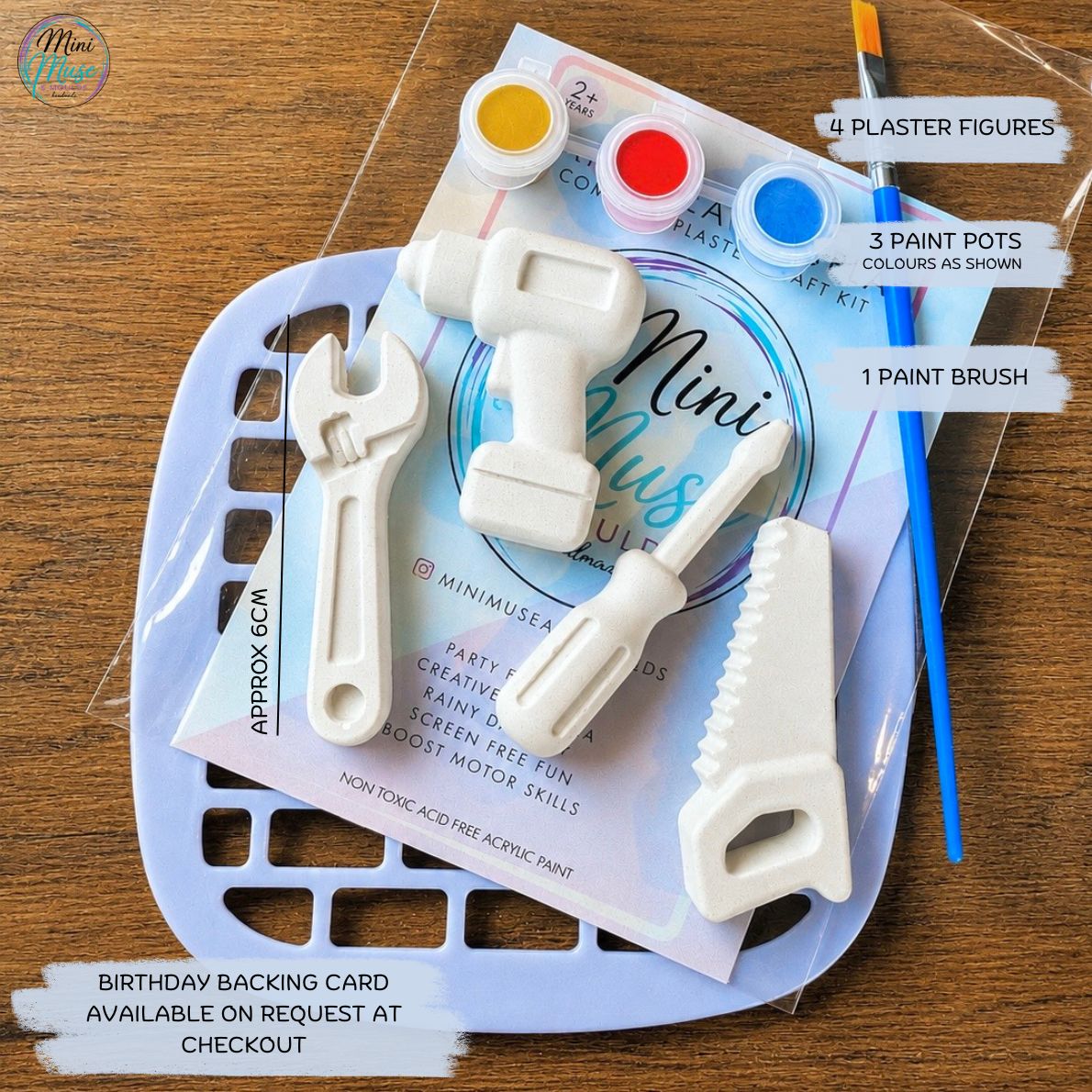 TOOL KIT #2 | Ready To Paint Plaster Craft Kit