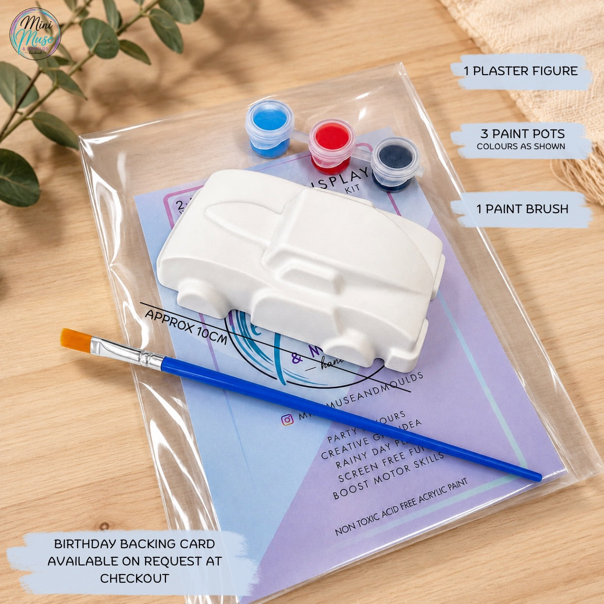 MINI ROUTE RACER #2 | Ready To Paint Plaster Craft Kit