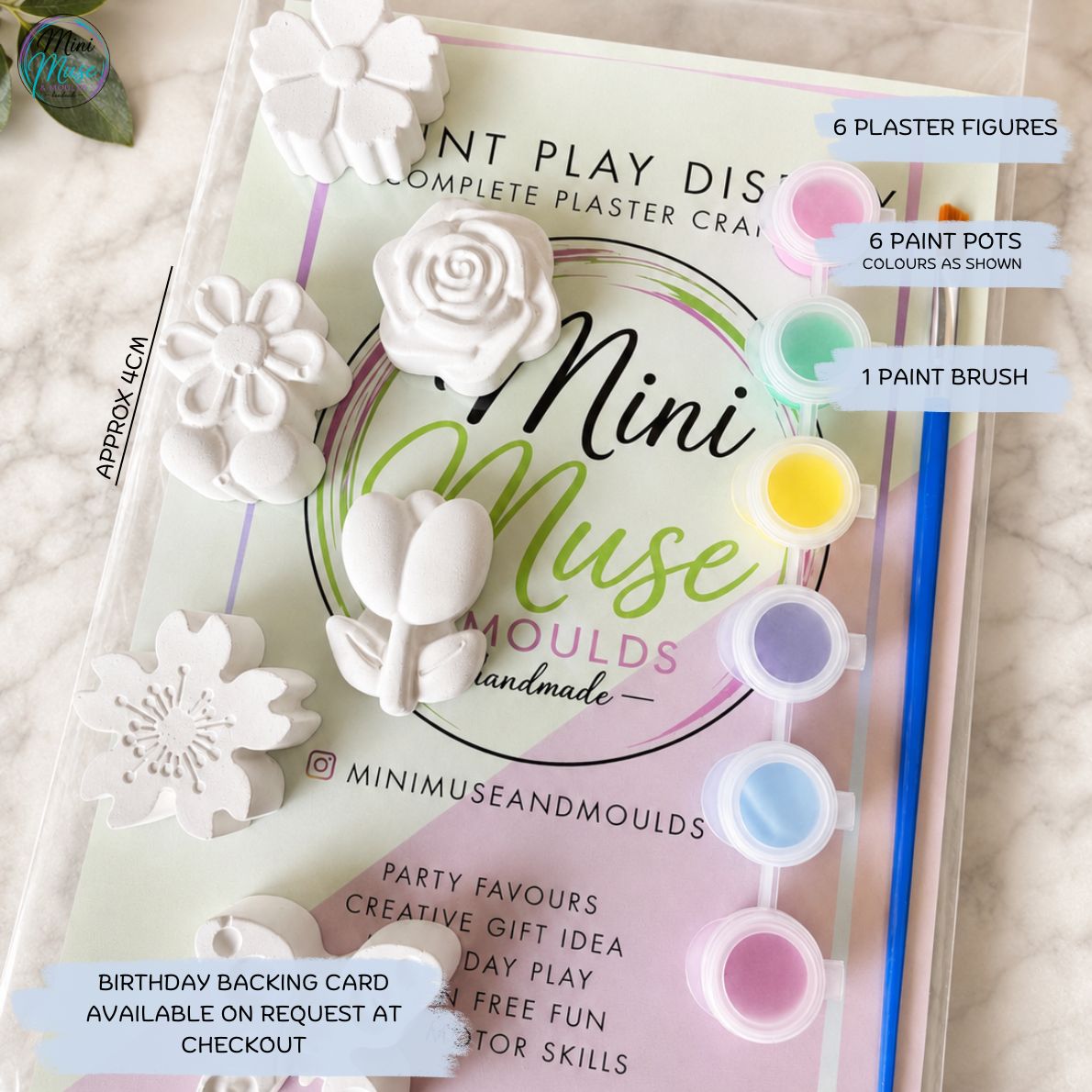POCKET POSIES | Ready To Paint Plaster Craft Kit