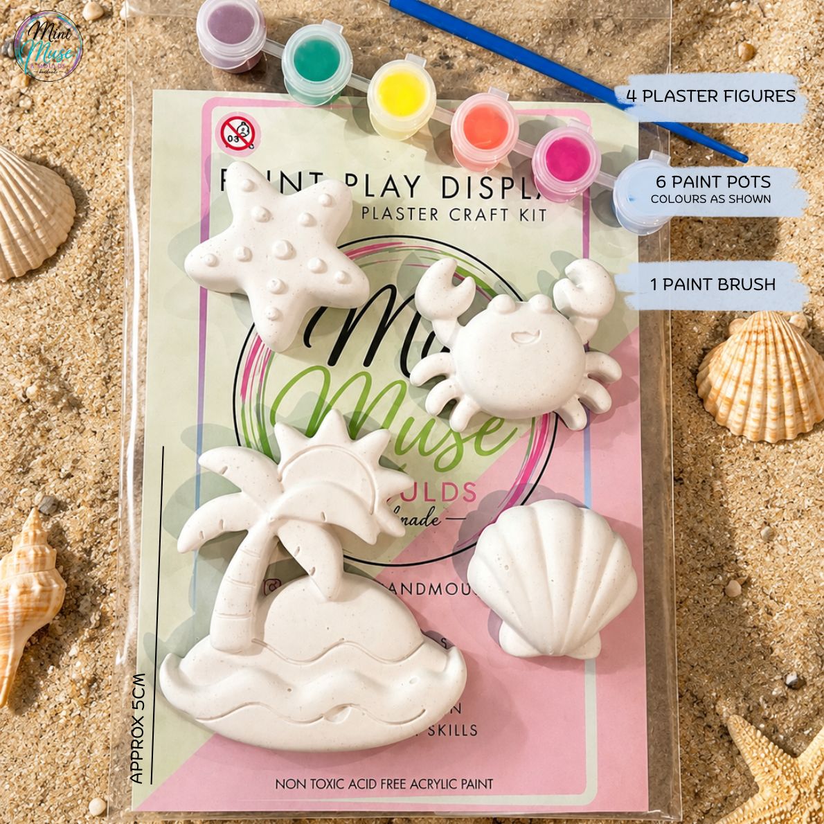 SUMMER HOLIDAY | Ready To Paint Plaster Craft Kit
