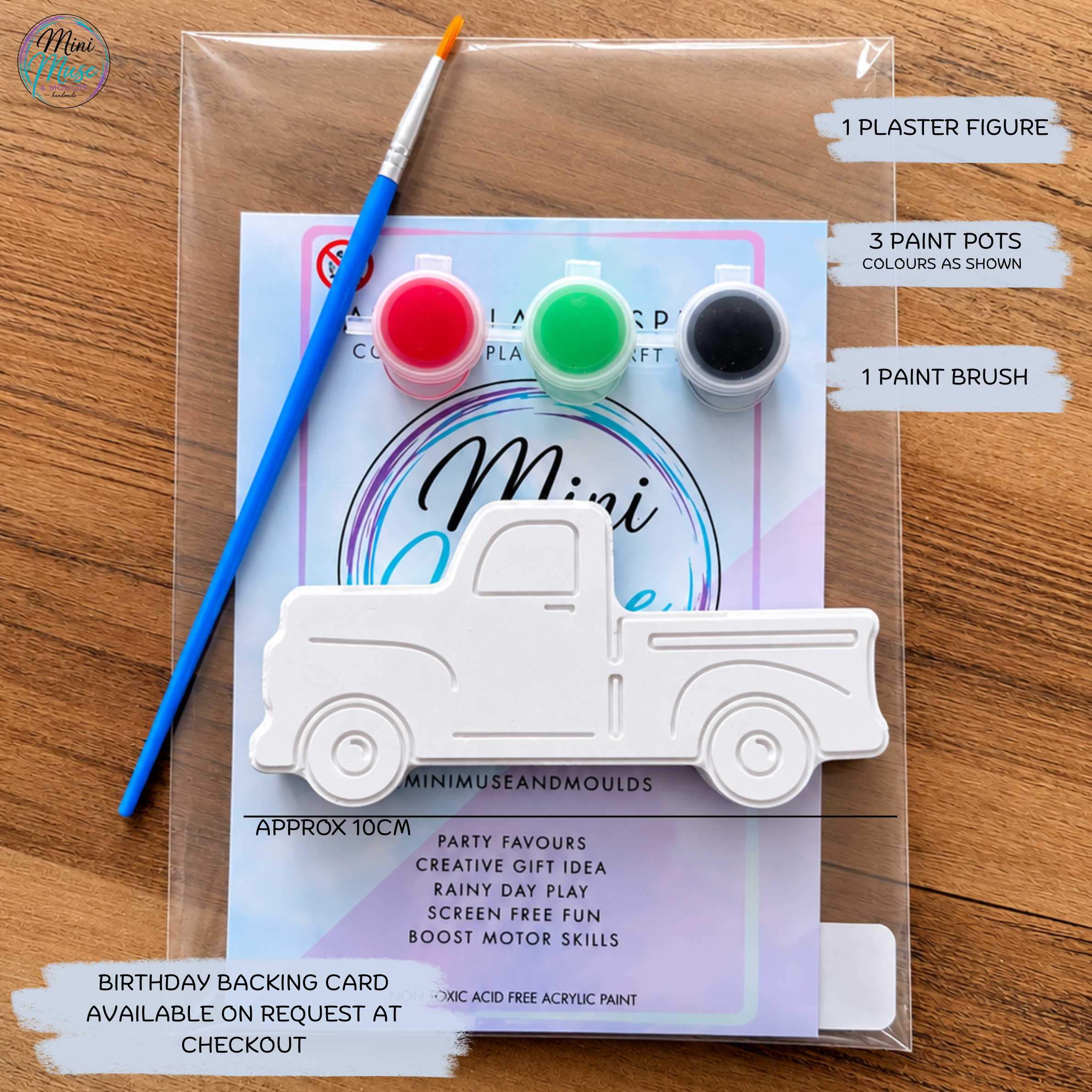 UTE TRUCK | Ready To Paint Plaster Craft Kit